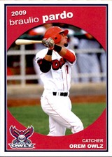 2009 Orem Owlz Grandstand #27 Braulio Pardo Lutz Florida FL Baseball Card