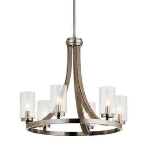 Kichler 43193DAG  - 6 Light Chandelier in Antique Gray (NEW - BOX DAMAGE ONLY) - Picture 1 of 5