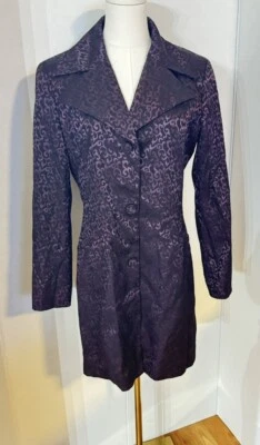 Bebe Women’s Jacket Purple / Black Sz 8 - Image 1 of 4