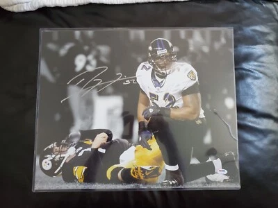 Ray Lewis Signed/Autographed 16X20 PSA/DNA Photo - Image 1 of 4