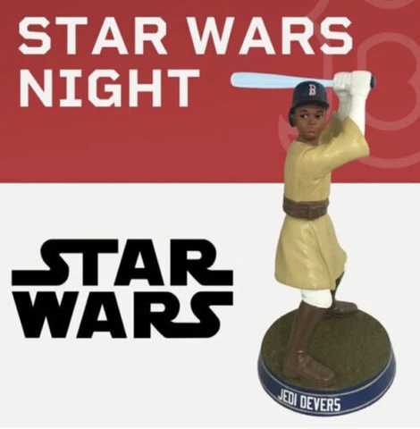 Boston Red Sox Star Wars Jedi Devers Bobblehead SGA Rafael Devers 8-23-22 Cover