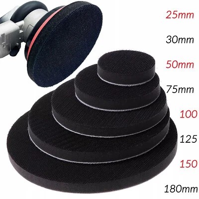 25 mm-180 mm Cushion Interface Pad Soft Hook and Loop Sanding Disc Backing Pads - Image 1 of 4