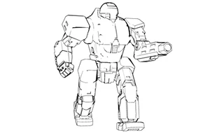 Kuma | Battlemech escala 1:265 CGL | Battletech miniatura - Imagen 1 de 1