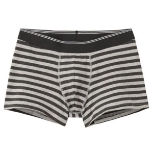 Muji Men's Organic cotton Mix Low Rise Boxers XS size Grey Border teen - Imagen 1 de 3