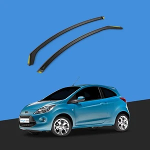 Windabweiser Ford ka mk2 2008-2016 3-türer Schrägheck Hatchback 2-tlg getönt - Bild 1 von 10