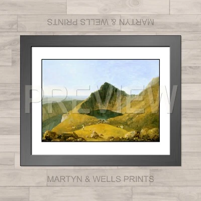 Impresión enmarcada Richard Wilson: Cader Idris. 400mm x 325mm. Papel lienzo texturizado. Foto 1 de 4