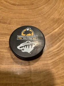 NEW Minnesota Wild Buffalo Wild Wings Hockey Puck NHL - Picture 1 of 2