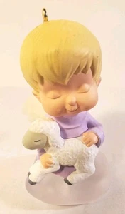 Hallmark Keepsake Mary's Angel Violet With Lamb Collector's Series #9 1996 - Picture 1 of 10