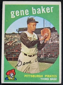1959 Topps #238 Gene Baker Pittsburgh Pirates - Gray Back - Picture 1 of 2