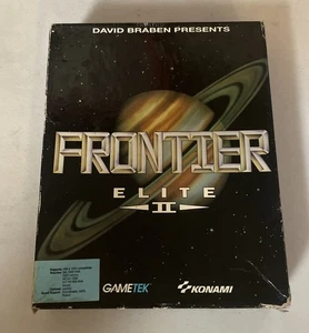 Frontier Elite II 2 PC Spiel 3,5 Disc Big Box David Braben 1993 Konami GameTek - Bild 1 von 6