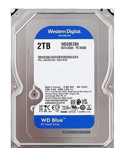 Disco Duro Western Digital 2TB WD20EZBX Sata 6GB PC HA500 - Imagen 1 de 1