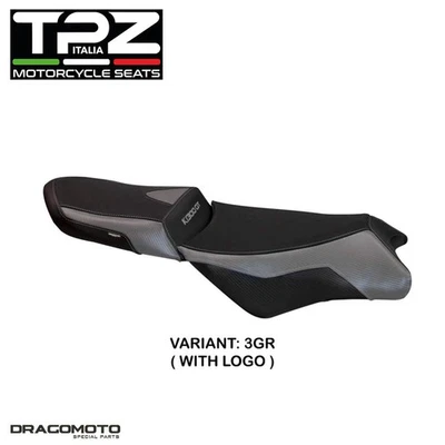 BMW K 1300 GT 2009-2011 acolchado sillín BK13GB1-3GR-3 TPZ gris CON LOGO Foto 1 de 4