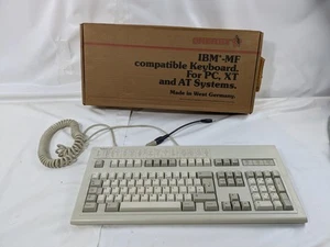 Vintage Cherry G80-1000HAG Mechanical Keyboard Black XT-AT Switch with Box, Rare - Bild 1 von 24