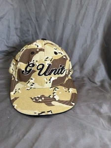 Vintage G Unit Reebok Fitted Hat Sand Camo 50 Cent 7 1/8 Excellent Condition - Picture 1 of 6