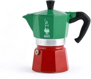 Moka Express 3 Tassen (italia - mehrfarbig): Italian Made - Bild 1 von 3