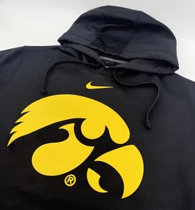 Iowa Hawkeyes Fußball schwarz Nike Center Swoosh Therma Fit Hoodie Medium - Bild 1 von 9