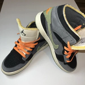 Nike Air Jordan 1 Mid SE Craft Anthracite Olive FD5847-003 Youth - Gr. 7Y - Bild 1 von 11