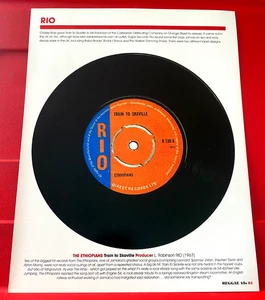 The Ethiopians Train To Skaville Reggae Record Art PICTURE / PRINT 10.5" x 8" - Picture 1 of 4