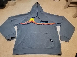 Buck Wear Jeep Mountain Stripe Raglan Hoodie Herren Extra Large - Bild 1 von 12