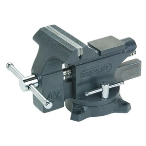 Stanley 183065 MaxSteel Light-Duty Vice 100mm 4 -inch, 1110kg, Silver - Picture 1 of 5