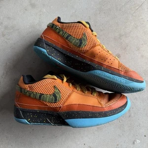 Nike Ja Morant 1 Bright Mandarin Orange Basketball Shoes Youth 6Y FB8977-800 - Picture 1 of 11