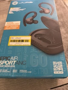 JLab Epic Air Sport ANC True Wireless Earbuds - Black - Picture 1 of 4