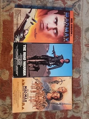 Mad Max 1 2 3 VHS Thai Dub RARE Vintage Action Movie Set Collector’s Edition - Image 1 of 3