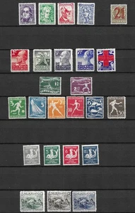 Netherlands 1927-1930 lot better sets but with large hinge remains and/or toned - Picture 1 of 1