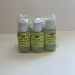 (6) DEVA CURL NO-POO DECADENCE ZERO LATHER CLEANSER 12 OZ BOTTLE LEAKED 95% FULL - Picture 1 of 7