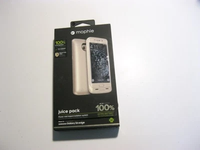 GOLD Mophie Juice Pac Capa Bateria Extra Para Samsung Galaxy S6 EDGE (CAIXA ABERTA) - Imagem 1 de 3