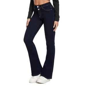 Bell Bottom Jeans for Women High Waisted Flare Jean Bootcut Stretch Skinny Wi... - Picture 1 of 5