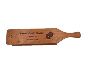 Turkey Box Call Branded NWTF Beaver Creek Chapter Columbiana County Ohio 2000 - Picture 1 of 17