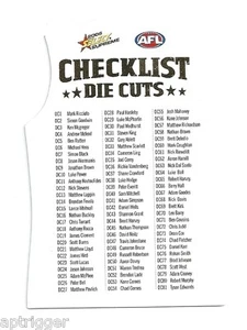 2006 Supreme Die Cut (DC177) CHECK LIST - Picture 1 of 1