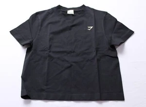 Gymshark Women's Everyday Seamless Tight Fit T-Shirt DM3 Black Large NWT - Picture 1 of 5
