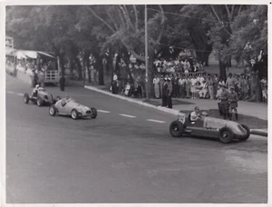 COPA SAN LORENZO LIBRE MASERATI 1948 4 CM PEDRO LLANO FOTO DE PRENSA ÉPOCA ORIGINAL - Imagen 1 de 2