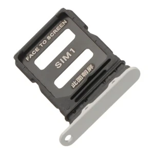Pour Xiaomi 15 Tiroir plateau support lecteur carte sim blanc - Photo 1 sur 2