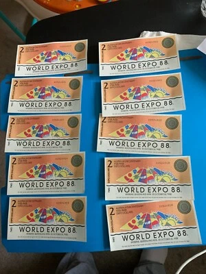 Ten 1988 Australian Bicentenary World Expo 2 Dollar Notes - Image 1 of 2