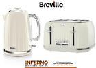 BREVILLE Impressions Kettle and 4 Slice Matching Toaster Set in High Gloss Cream