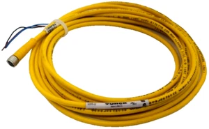 Turck U2515-22 3M-10 Cordset, Single End 3 Pin Female, Picofast, used (T) - Picture 1 of 7