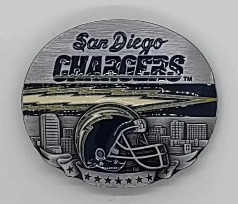 1993 San Diego Chargers Belt Buckle Cover