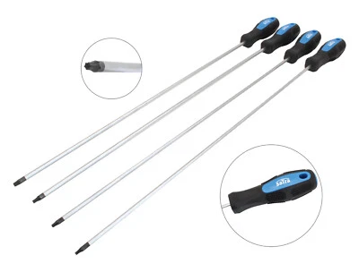 SATRA Kfz Schraubendreher Satz Schlüssel Schraubenzieher Set extra lang Torx T15-T30