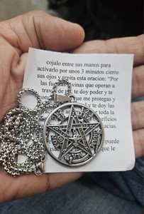 TALISMAN TETRAGRAMATON PODEROSO PARA PROTECCION DE ACERO INSTRUCCIONES INCLUIDAS - Picture 1 of 4