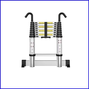 330lbs Capacity Portable Aluminum Extension Ladder - Compact & Foldable Design - Picture 1 of 11