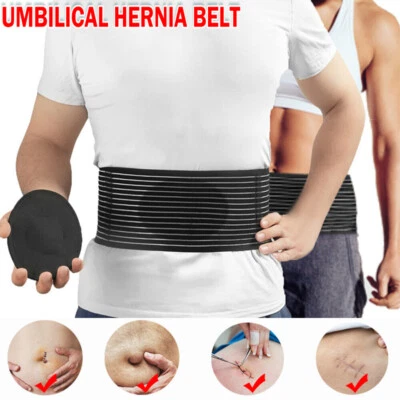 Umbilical Navel Hernia Belt Abdominal Support Binder with pad for Men and Women - Image 1 of 4