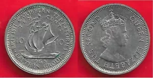 BRITISH CARIBBEAN TERRITORIES . 10 CENTS 1965 - Picture 1 of 1