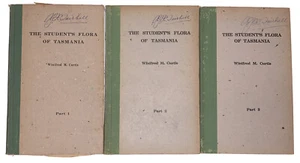 SIGNED, THE STUDENT'S FLORA OF TASMANIA, by WINIFRED M CURTIS, 1956, 1st, 3 VOL - Picture 1 of 10