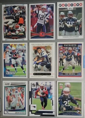 New England Patriots NFL Card Lot - Image 1 of 2