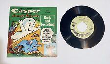Casper and Jungle Friends Book & 45 RPM Record Peter Pan #1970 24 pg 1973