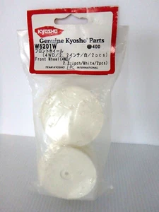 KYOSHO W5201W NARROW WHEEL SET WHITE 56 SIZE VINTAGE RC CAR TRUCK NEW OLD STOCK - Picture 1 of 2