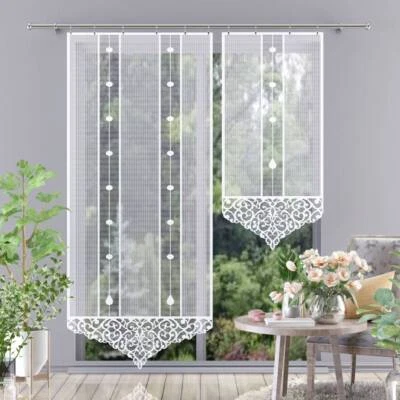 Fertiggardine Gardinen Set Vorhänge Schiebegardine Flächenvorhang KräuselbandW&S - Bild 1 von 4